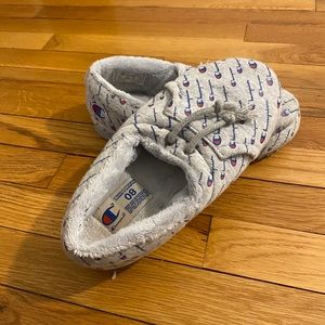 Grey champion slippers!